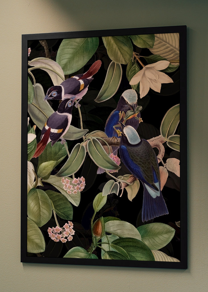 Tropical Night Birds Garden