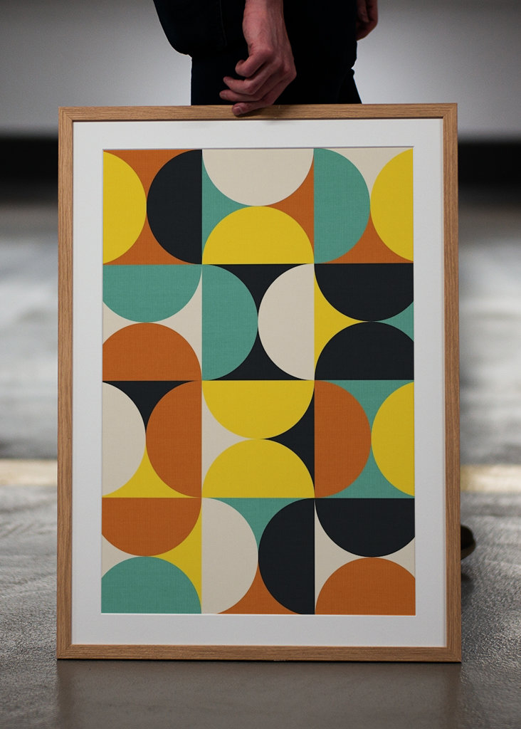 Mid-Century Semi Circle