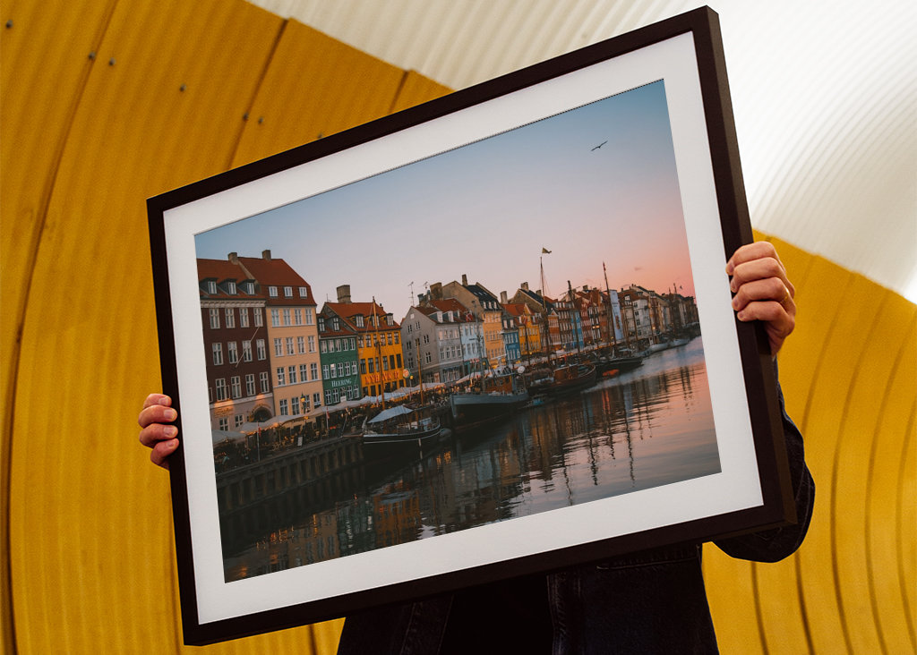 Nyhavn při západu slunce