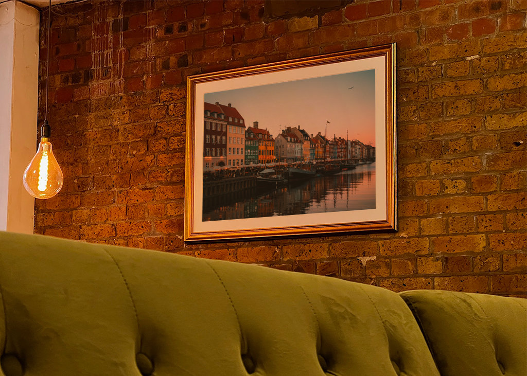 Nyhavn při západu slunce