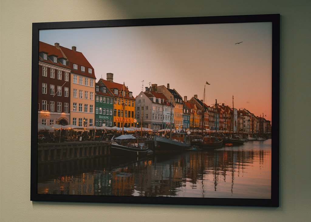 Nyhavn při západu slunce