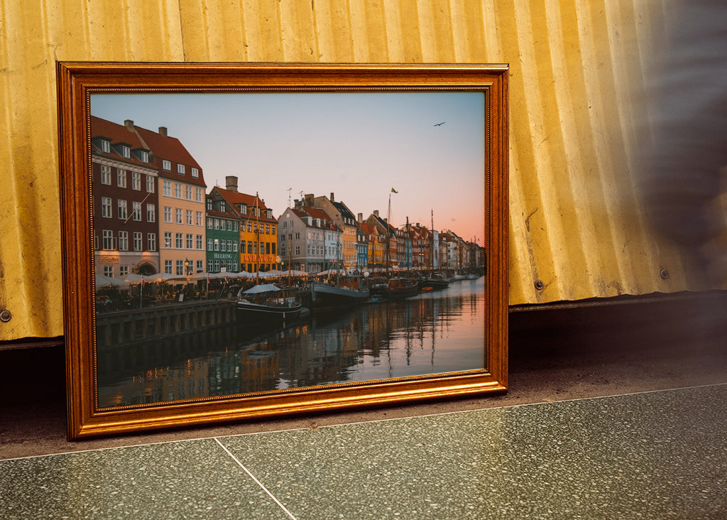 Nyhavn při západu slunce