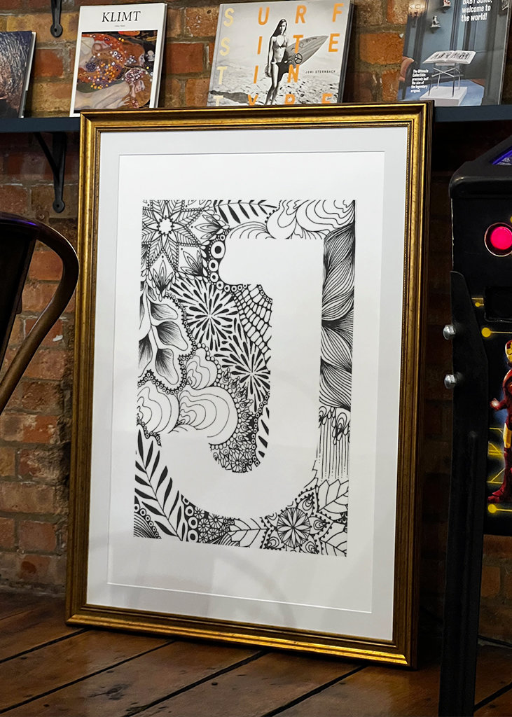 Inledande J Wall Art