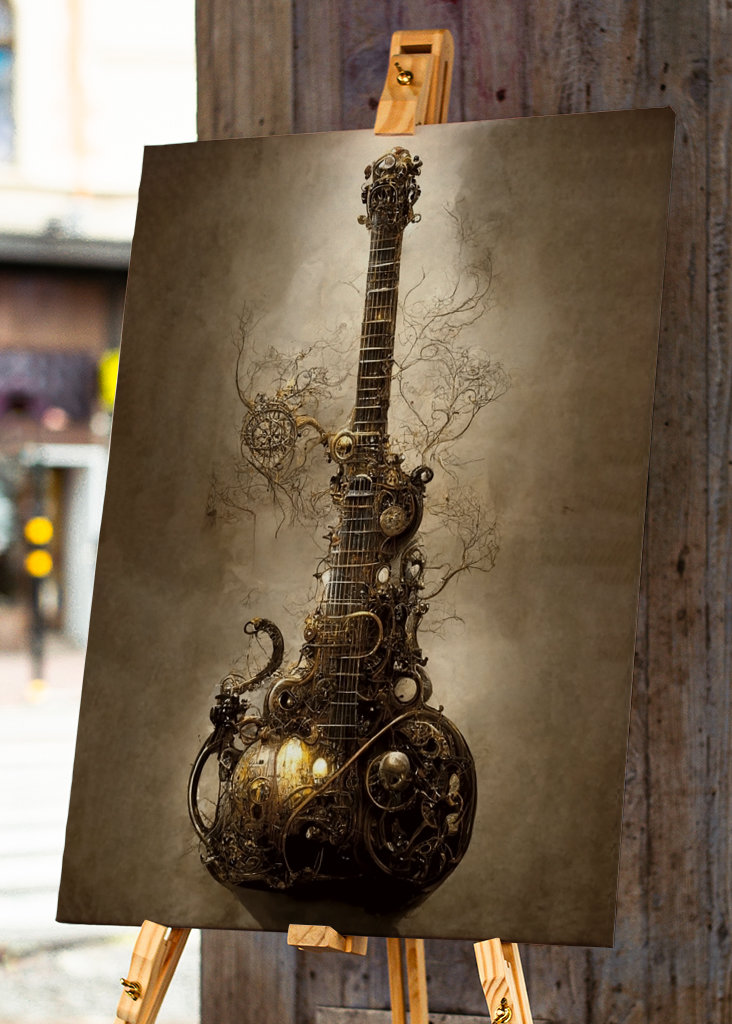 Gitara steampunkowa