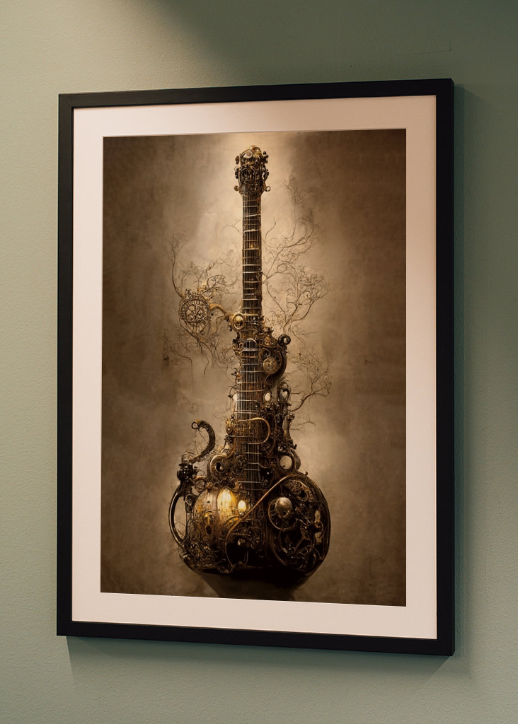 Gitara steampunkowa