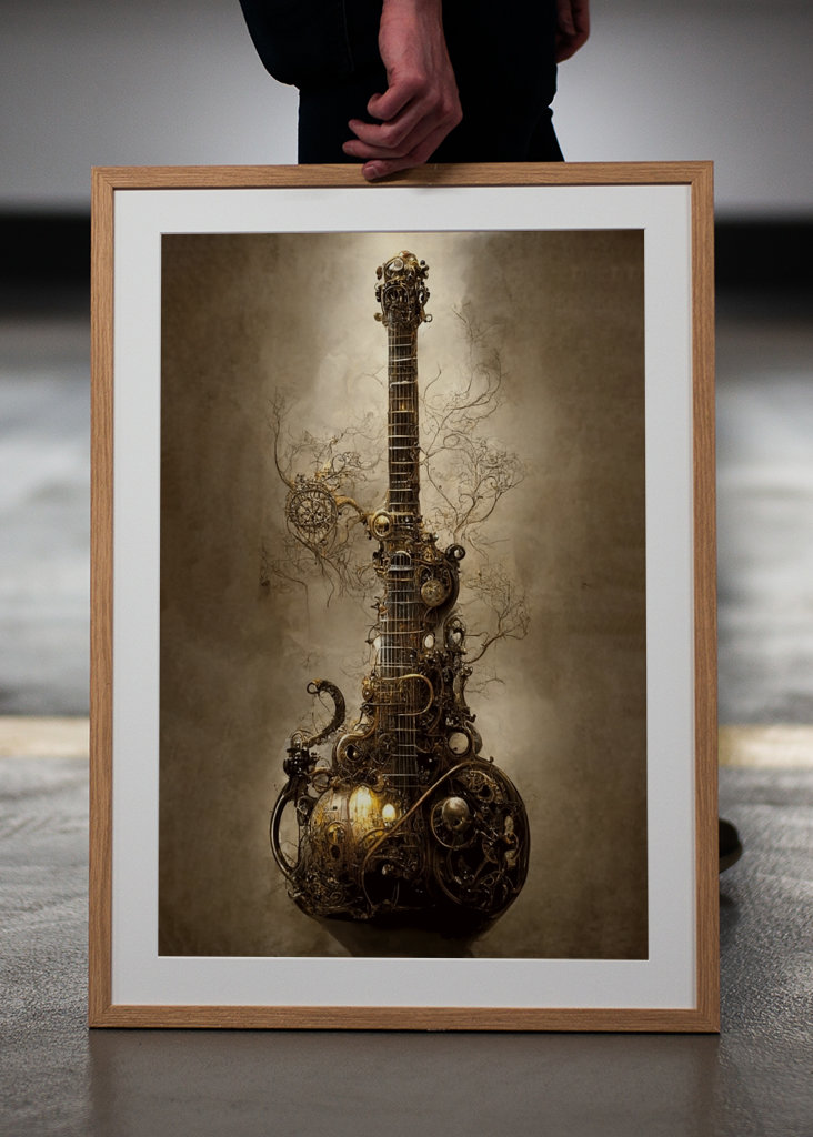 Gitara steampunkowa