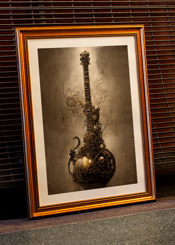 Gitara steampunkowa