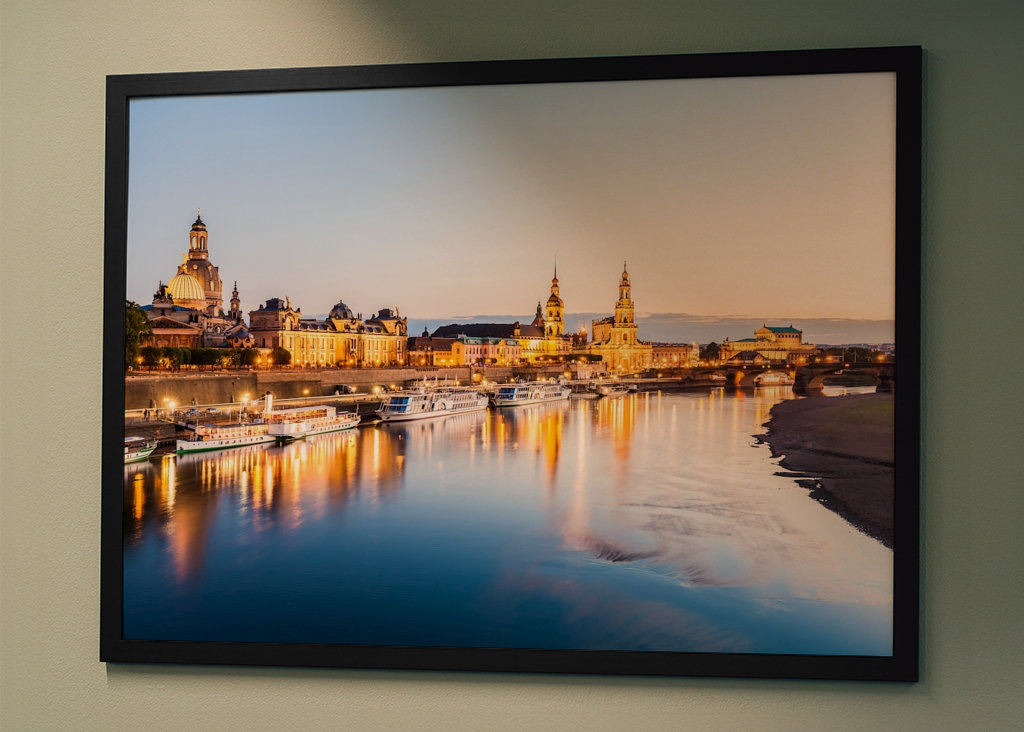 Skyline Dresden am Abend