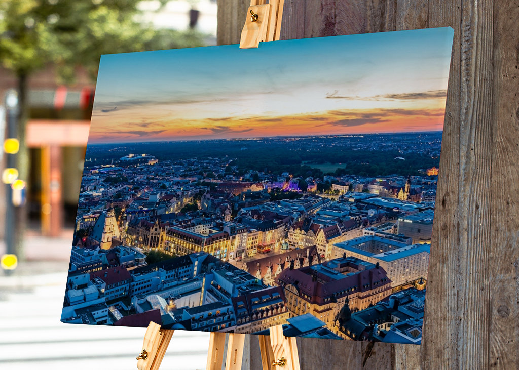 Leipzig at night