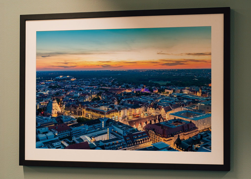 Leipzig at night
