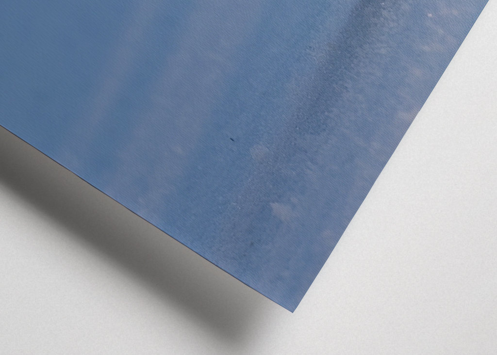 Der Fuchs rasselt über das Eis