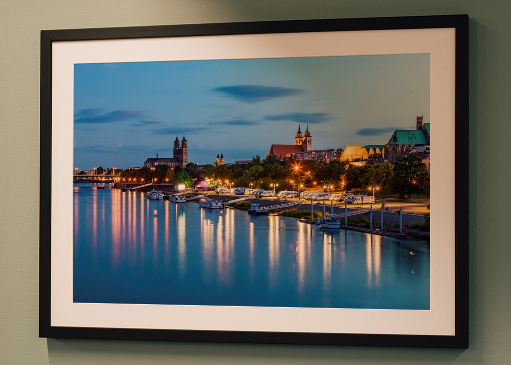 Magdeburg am Abend