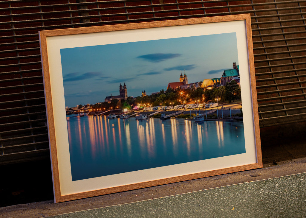 Magdeburg am Abend