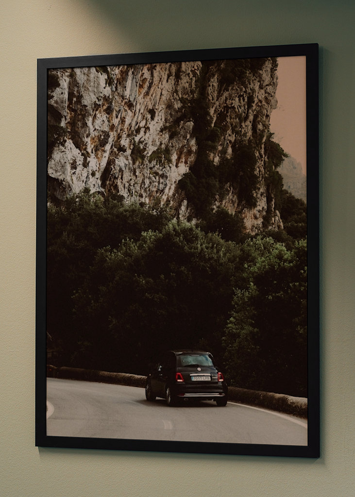 Car in the mountains