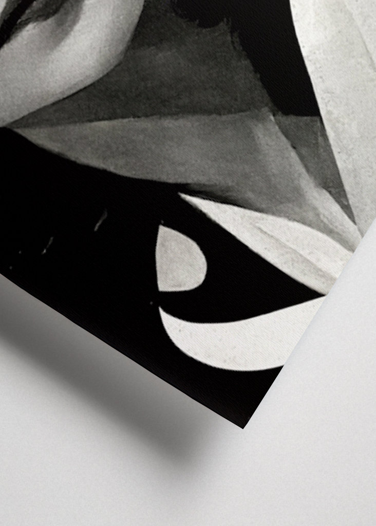 Mädchen in Schwarz-Weiß