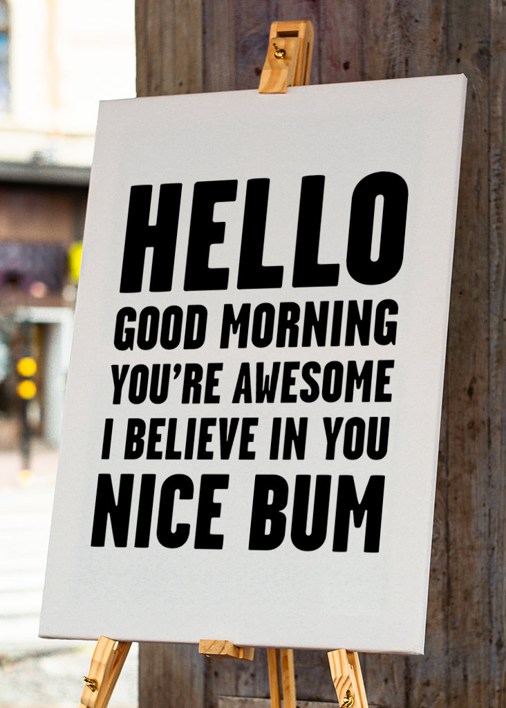 Hallo du bist super netter Penner