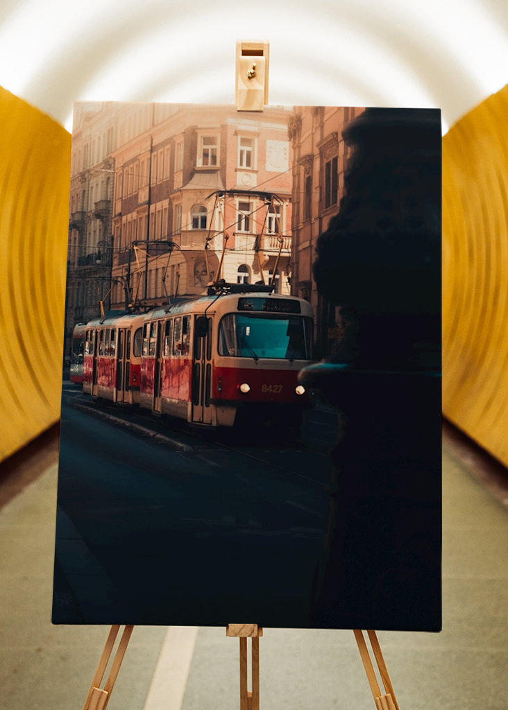 Die Oldtimer-Straßenbahn