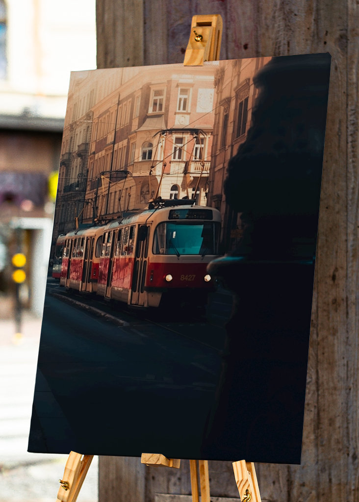 Die Oldtimer-Straßenbahn