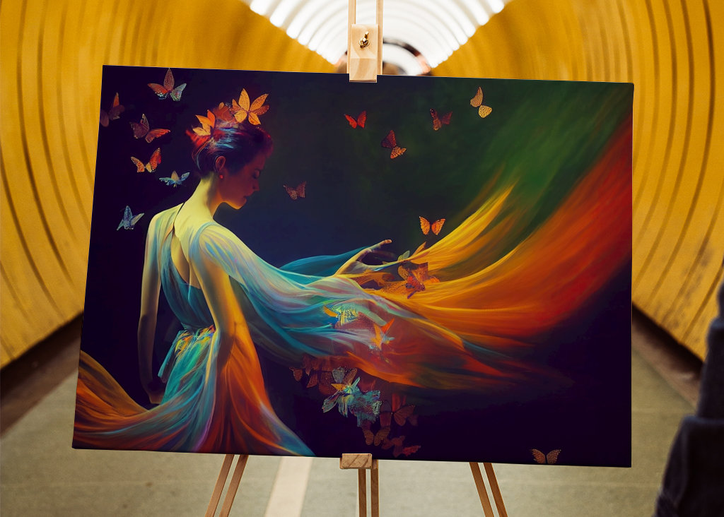 dancing with butterflies