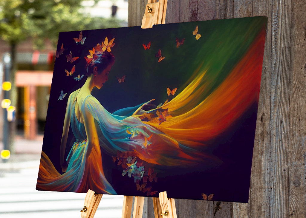 dancing with butterflies