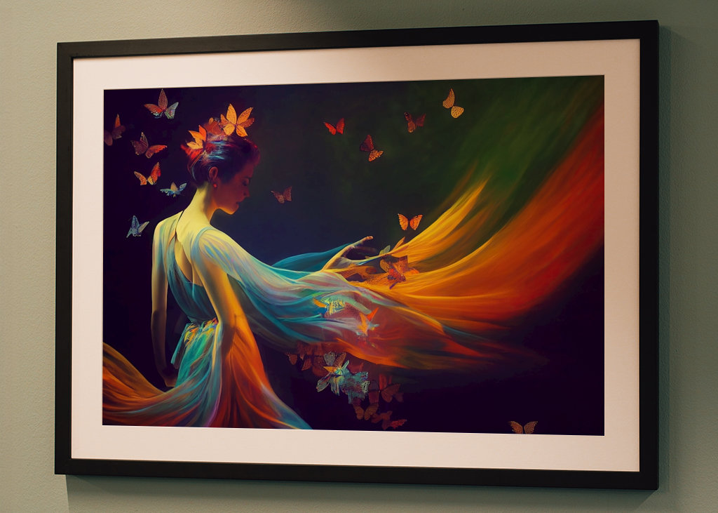 dancing with butterflies