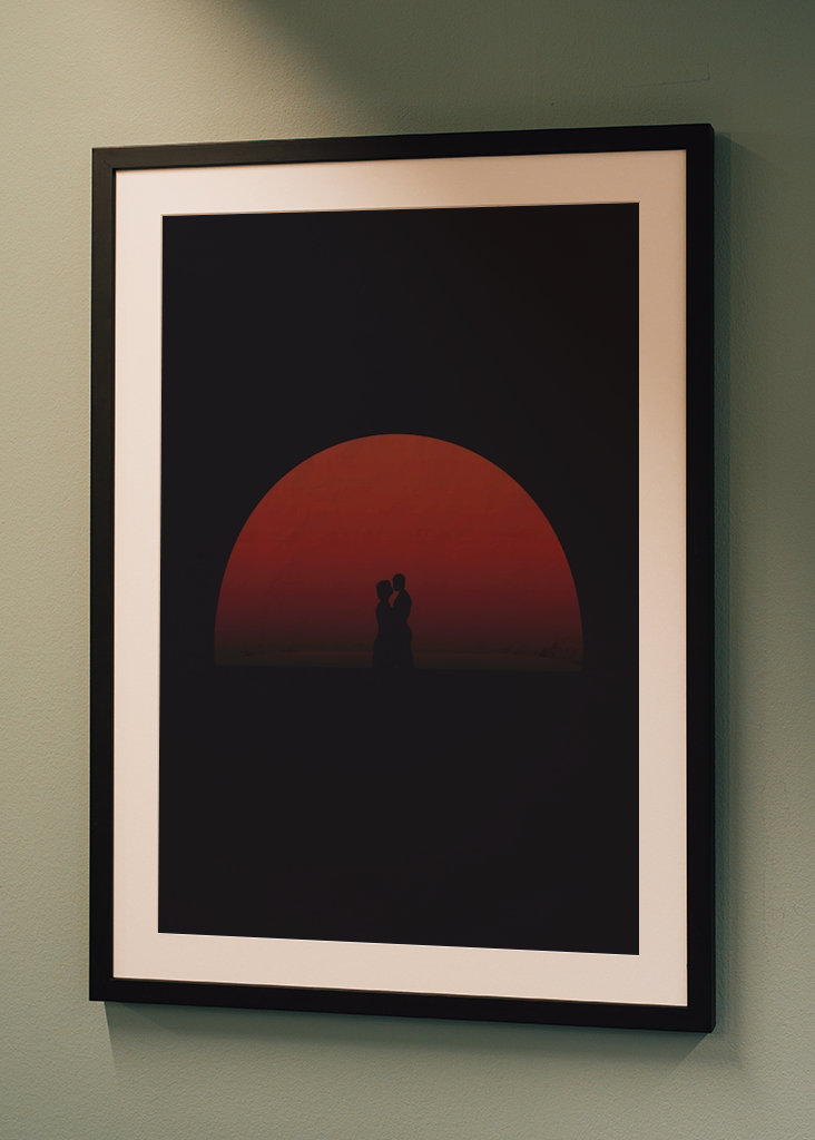 Kyss vid solnedgången 