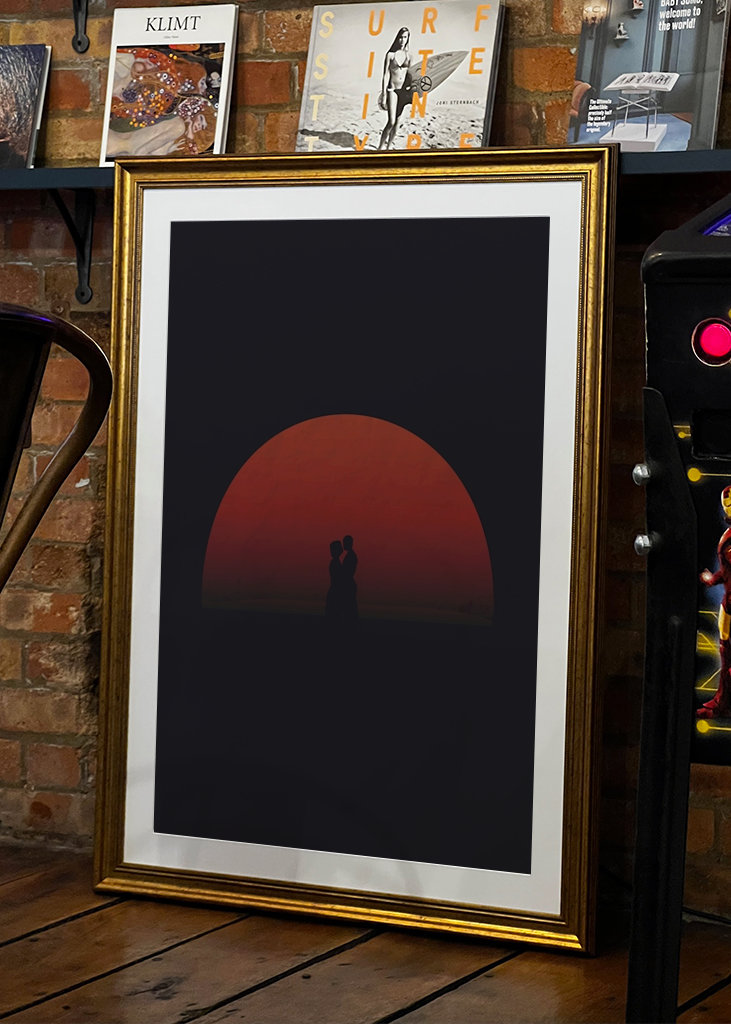 Kyss vid solnedgången 