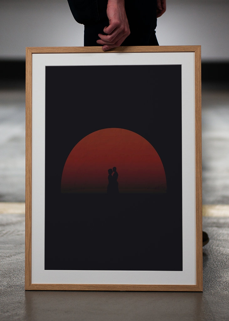 Kyss vid solnedgången 