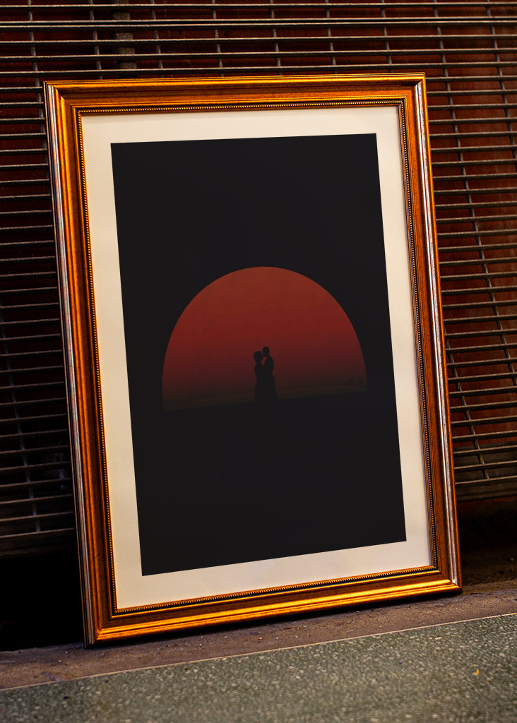 Kyss vid solnedgången 