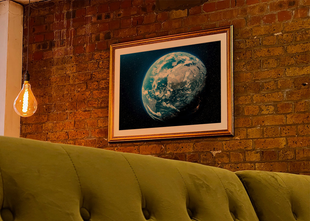 Earth Planet in Space