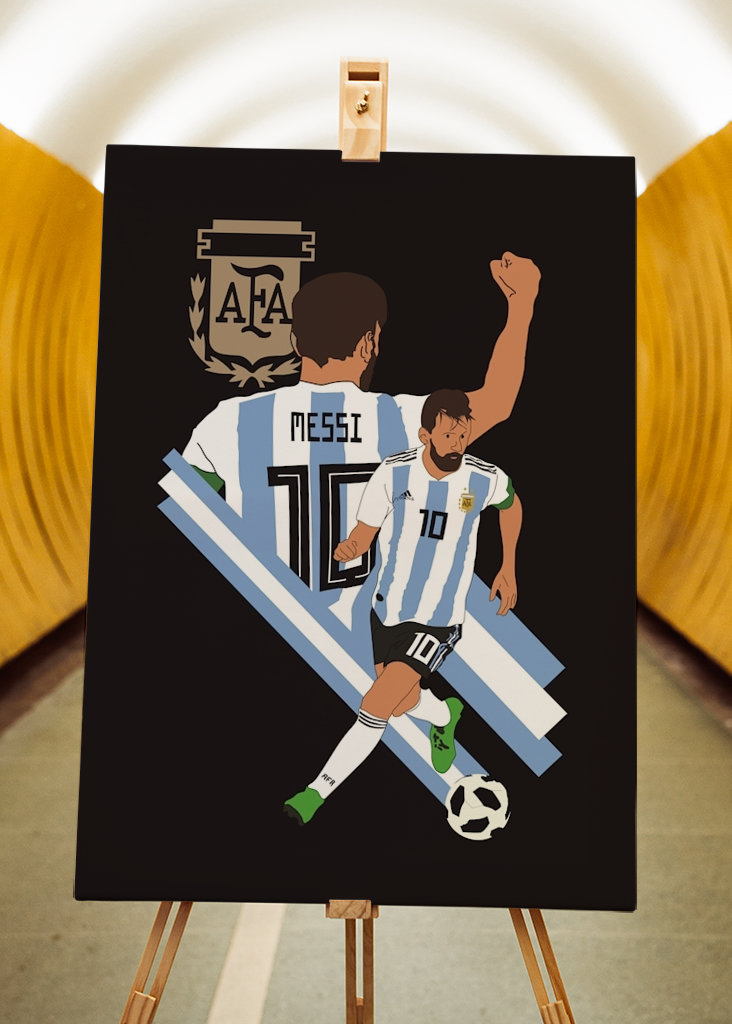 Plakát Lionela Messiho