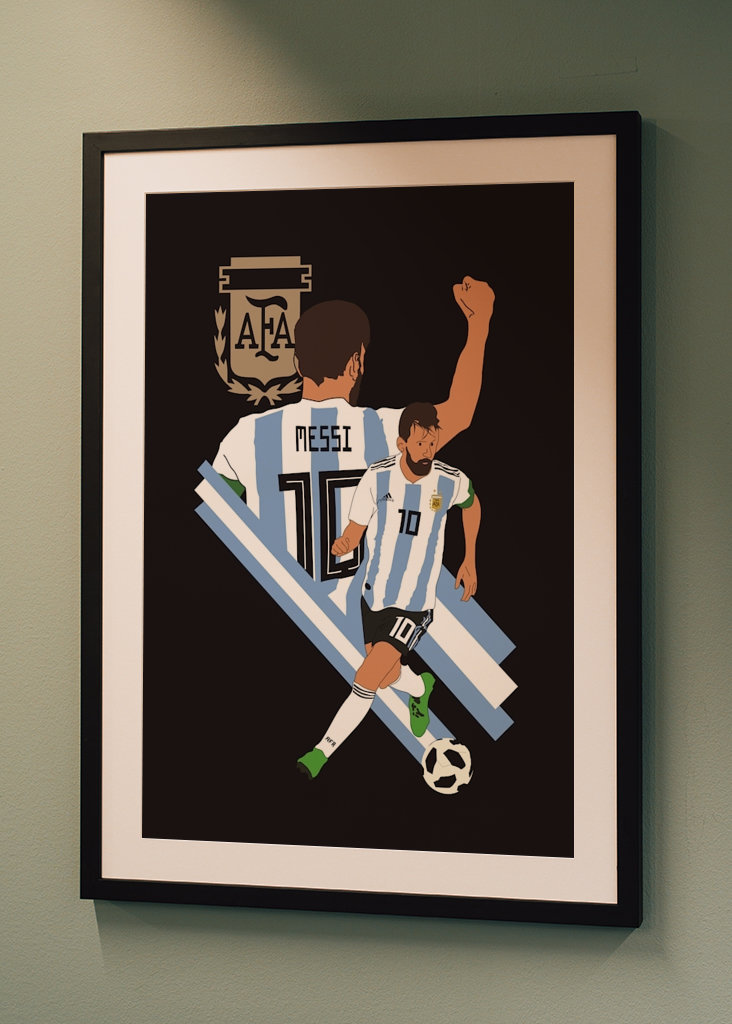 Plakát Lionela Messiho