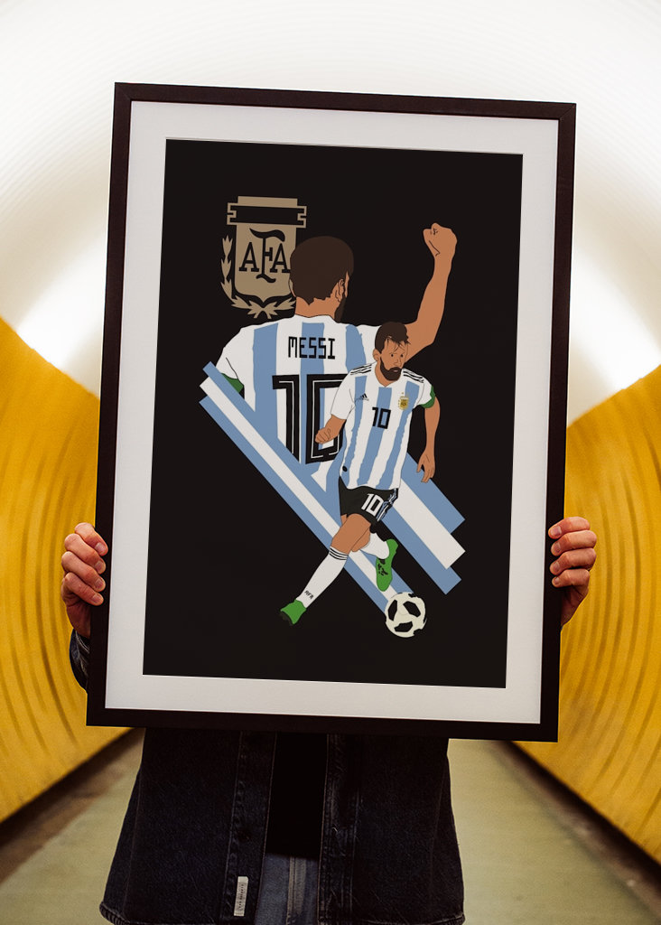 Plakát Lionela Messiho