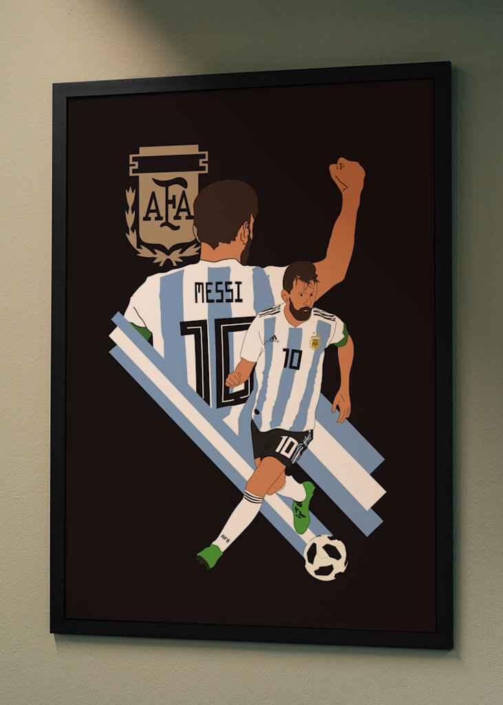 Plakát Lionela Messiho