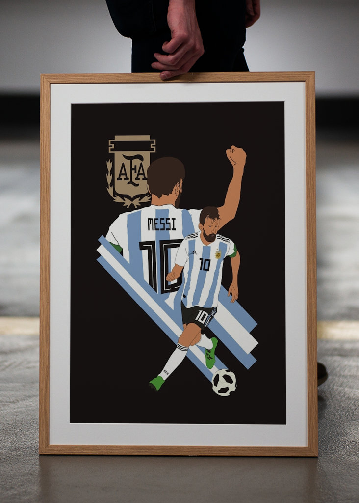 Plakát Lionela Messiho