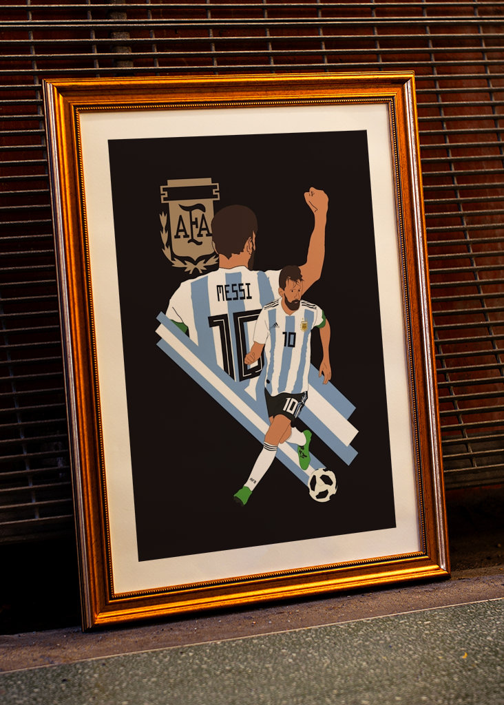 Plakát Lionela Messiho