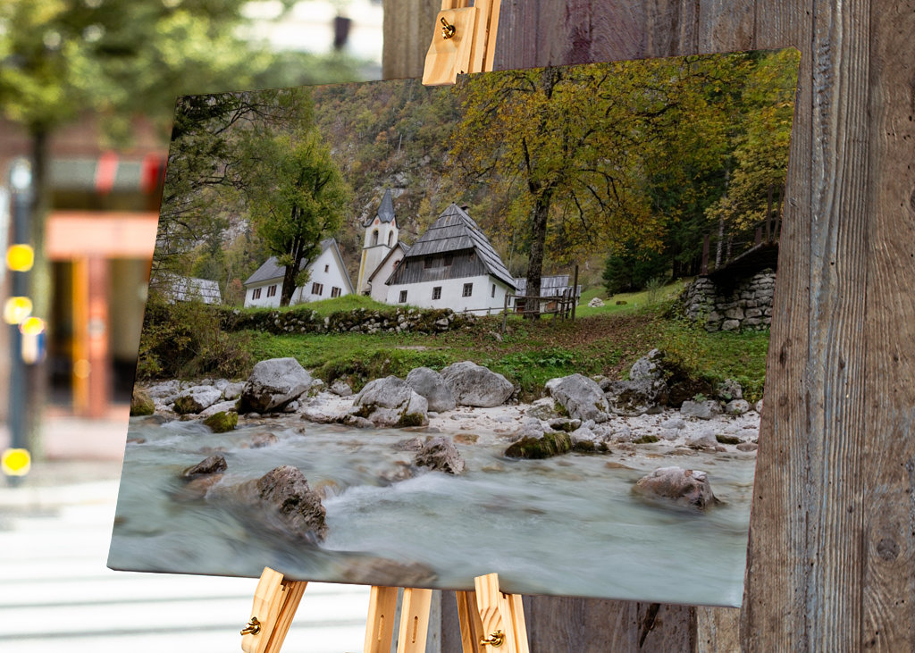 Kostel na řece Soča, Slovinsko