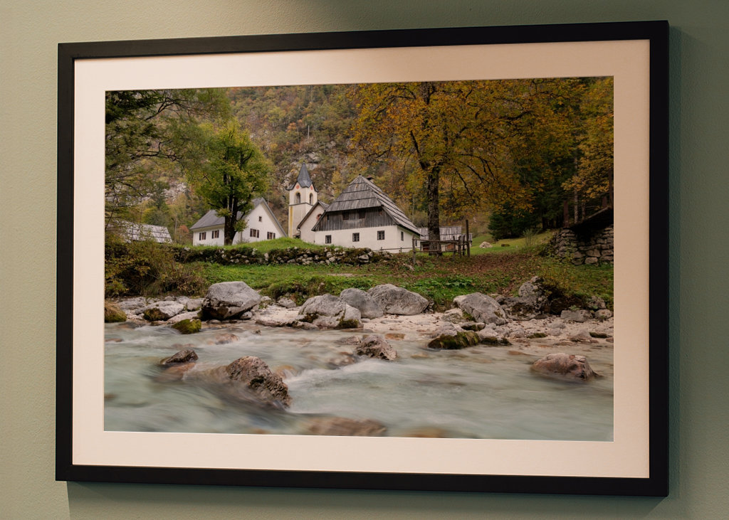 Kostel na řece Soča, Slovinsko