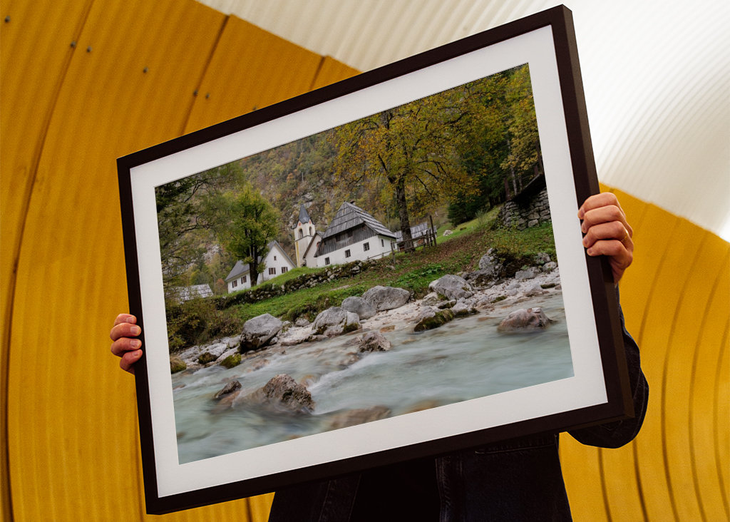 Kostel na řece Soča, Slovinsko