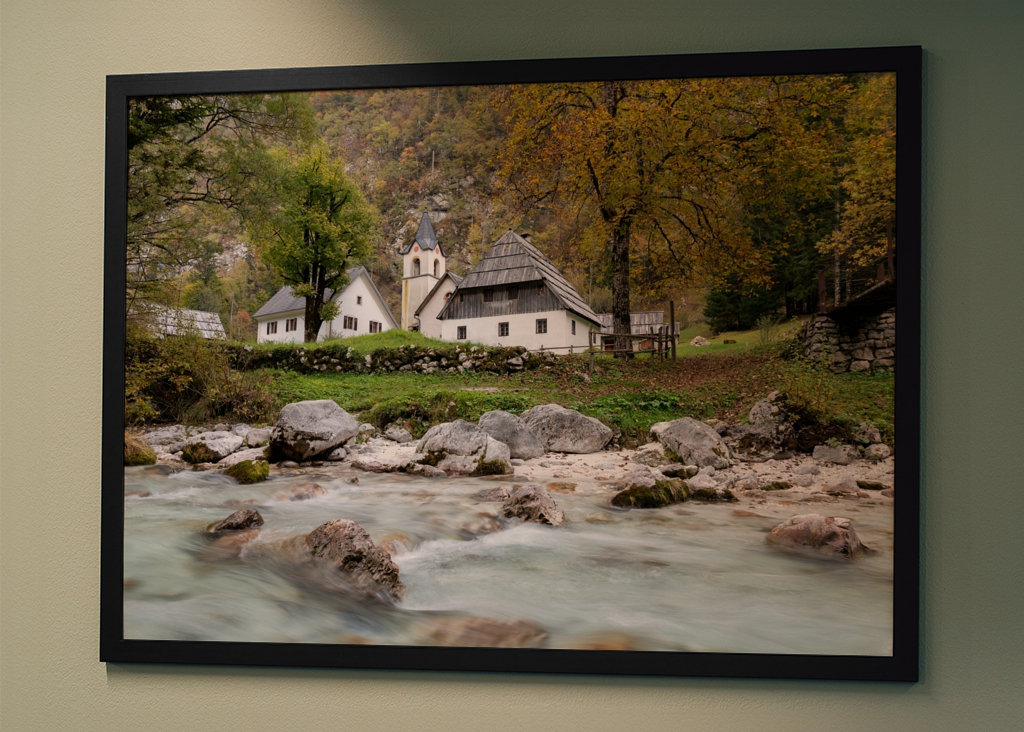 Kostel na řece Soča, Slovinsko