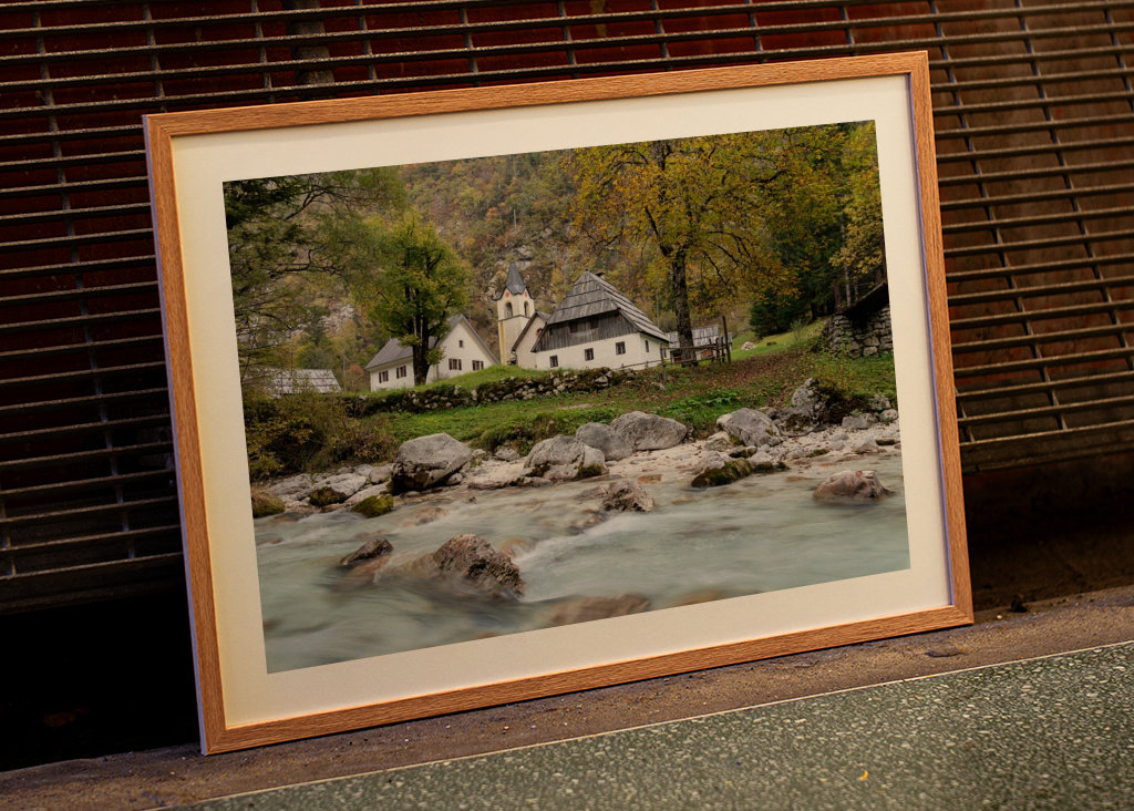 Kostel na řece Soča, Slovinsko