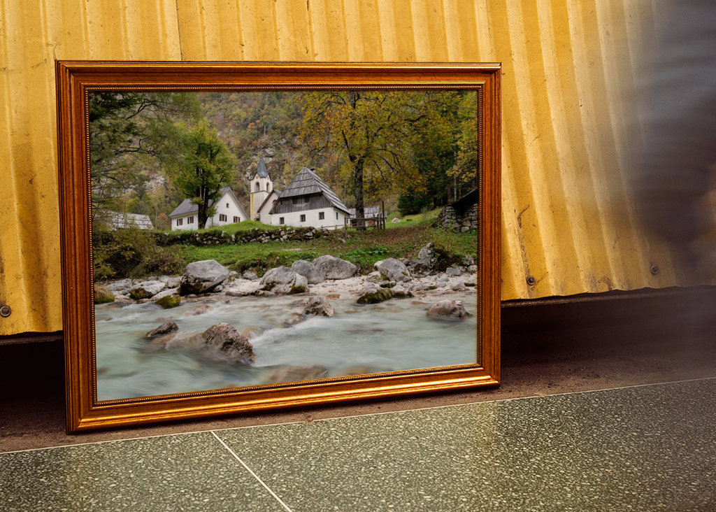 Kostel na řece Soča, Slovinsko