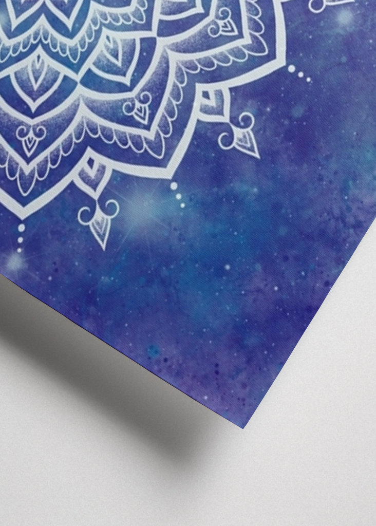 Mandala Blue Abstract 