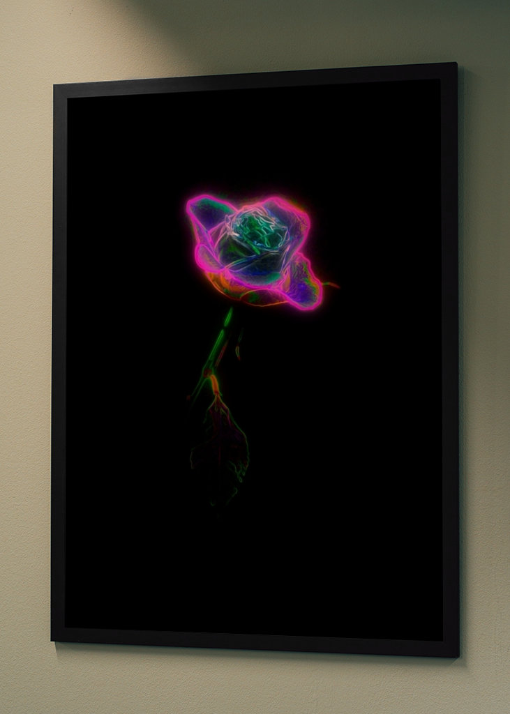 Neon rose