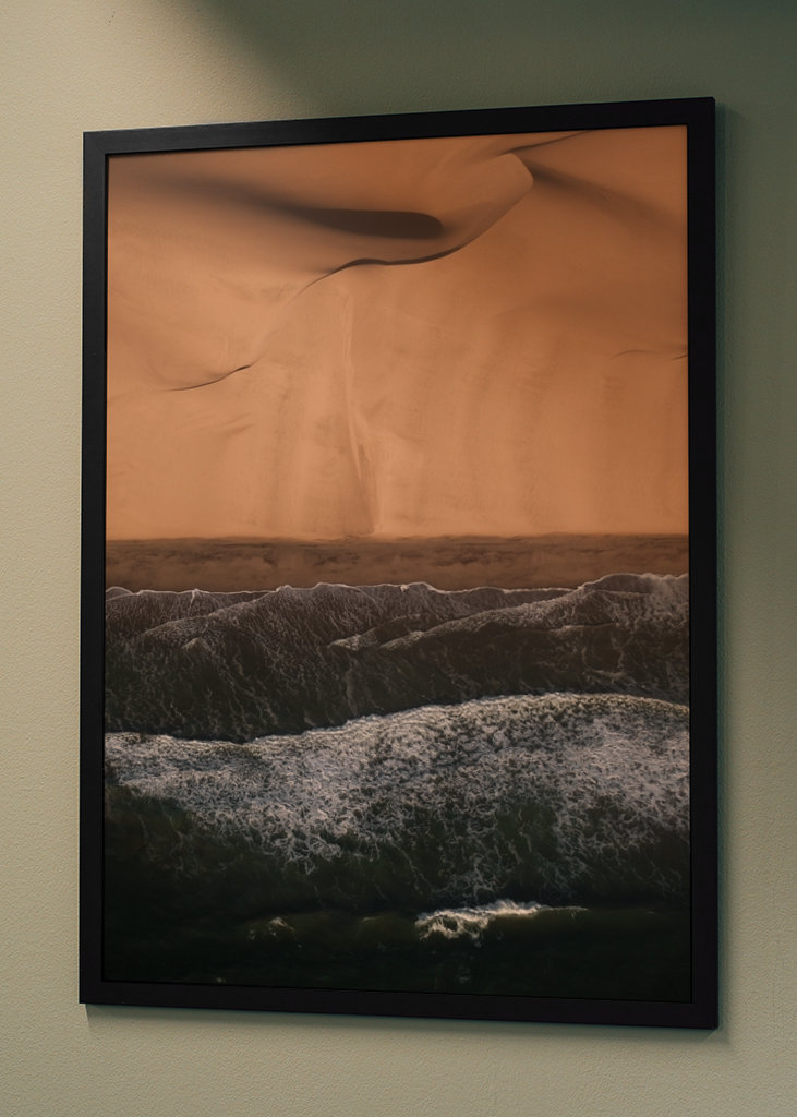 Namiböknen och havet