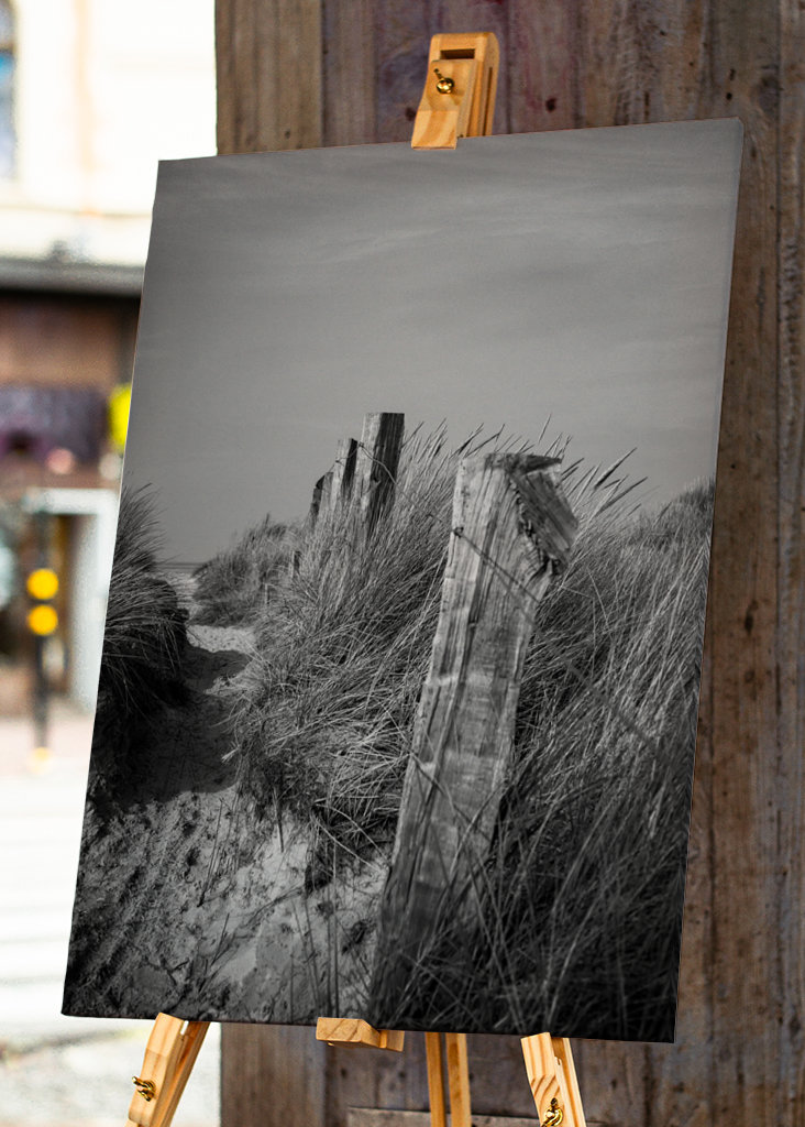 de weg naar het strand