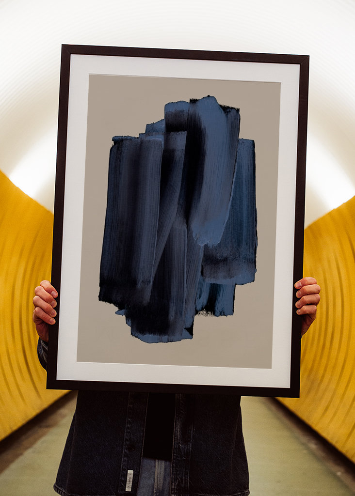 Abstraktní tahy štětcem 58