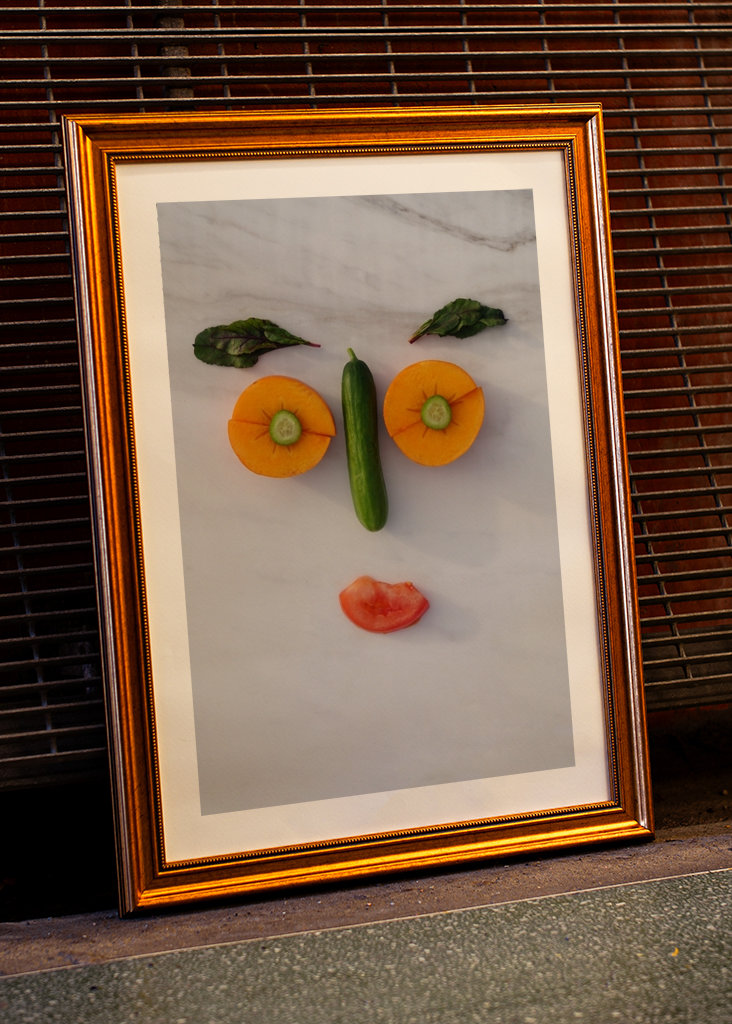 Obst- und Gemüseporträts