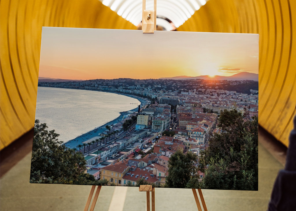 Skyline Nice in Frankrijk