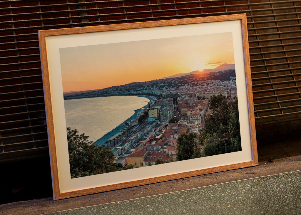 Skyline Nice in Frankrijk